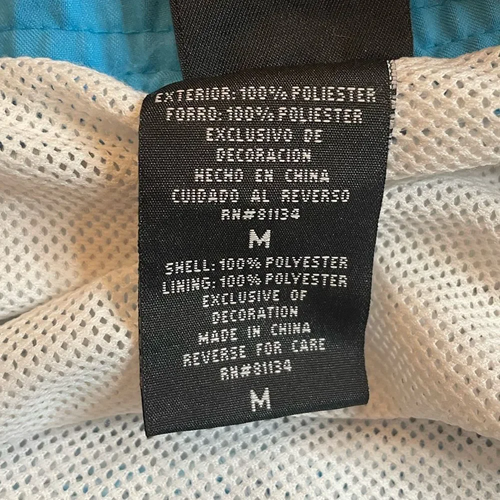 Maui and Sons Blue lined Swimming Trunks size Medium